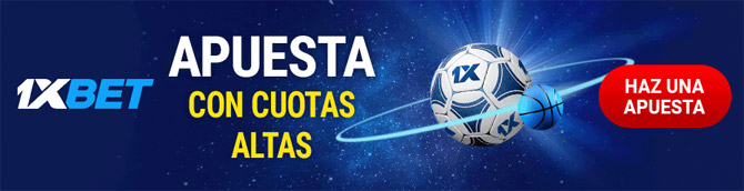 1XBet: apuesta con cuotas altas