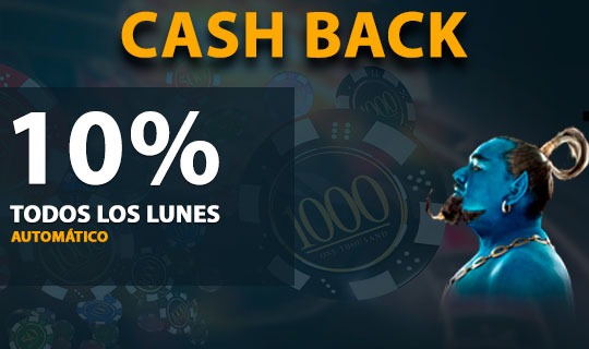 Cashback de Lunes Geniobet