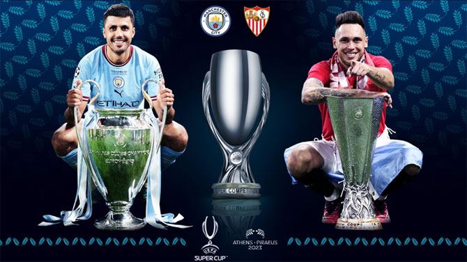 Manchester City Vs Sevilla - Partido de la Supercopa de Europa este 16 de Agosto.