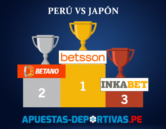 Cuánto pagan las casas de apuestas para el Perú Vs Japón