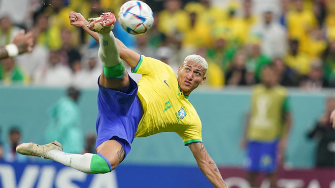 Richarlison - Brasil Richarlison, selección de Brasil en Qatar 2022