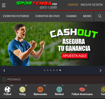 Abre una cuenta con Sportimba Perú
