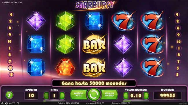 Starburst Tragamoneda