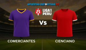 Comerciantes Unidos vs Cienciano pronóstico con análisis del partido y cuotas