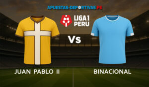 Juan Pablo II College vs Binacional pronóstico con análisis del partido y cuotas