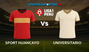 Sport Huancayo vs Universitario pronóstico con análisis del partido y cuotas