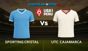 Sporting Cristal vs UTC Cajamarca pronóstico con análisis del partido y cuotas