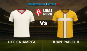 UTC Cajamarca vs Juan Pablo II College pronóstico con análisis del partido y cuotas