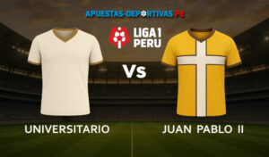 Universitario vs Juan Pablo II College pronóstico con análisis del partido y cuotas