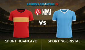 Sport Huancayo vs Sporting Cristal pronóstico con análisis del partido y cuotas