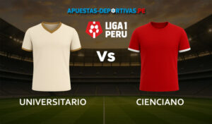 Universitario vs Cienciano pronóstico con análisis del partido y cuotas