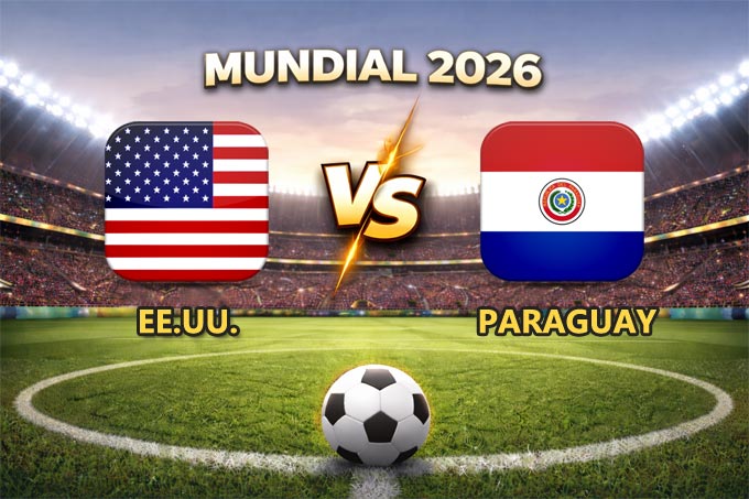 Estados Unidos vs Paraguay pronóstico del partido Mundial 2026 este 12 de junio que se juega en el SoFi Stadium de Los Angeles.