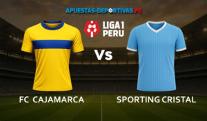 FC Cajamarca vs Sporting Cristal pronóstico con análisis del partido y cuotas