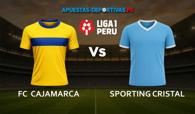 FC Cajamarca vs Sporting Cristal pronóstico con análisis del partido y cuotas