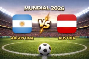 Argentina vs Austria pronóstico y cuánto paga el partido Mundial 2026 este 22 de junio que se juega en el AT&T Stadium de Dallas.