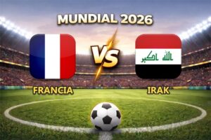 Francia vs Irak pronóstico y cuánto paga el partido Mundial 2026 este 22 de junio que se juega en el Lincoln Financial Field de Filadelfia.