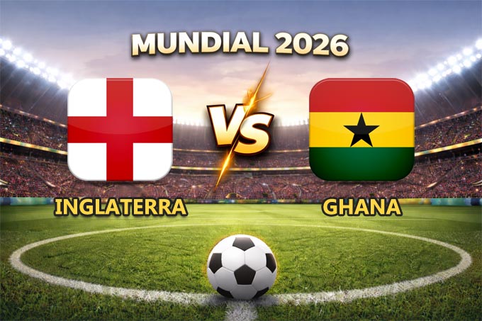 Inglaterra vs Ghana pronóstico y cuánto paga el partido Mundial 2026 este 23 de junio que se juega en el Gillette Stadium de Boston.