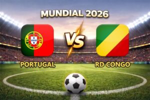 Portugal vs Congo pronóstico del partido Mundial 2026 este 17 de junio que se juega en el NRG Stadium de Houston, Texas