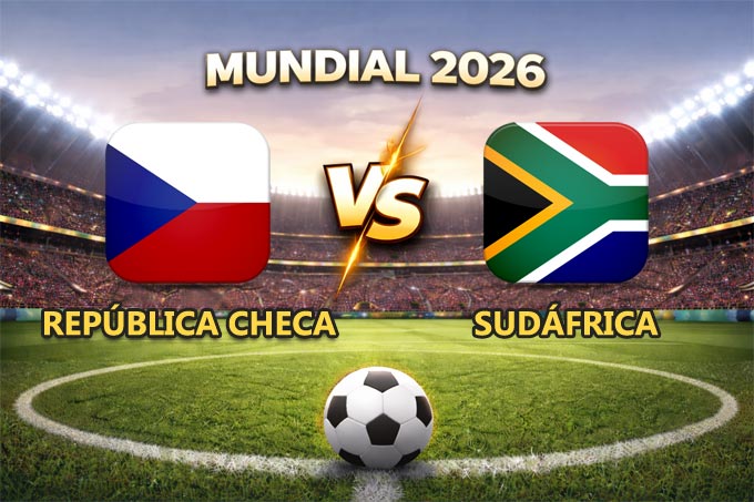 República Checa vs Sudáfrica pronóstico del partido Mundial 2026 este 18 de junio que se juega en el Mercedes-Benz Stadium de Atlanta.