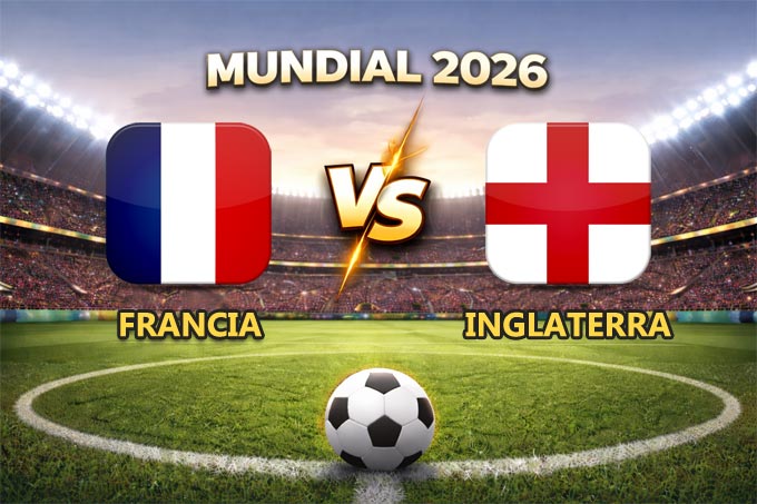 Francia vs Inglaterra pronóstico y cuánto paga el partido Mundial 2026 este 18 de julio que se juega en el Hard Rock Stadium de Miami.