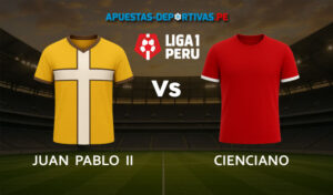 Juan Pablo II vs Cienciano pronóstico con análisis del partido y cuotas