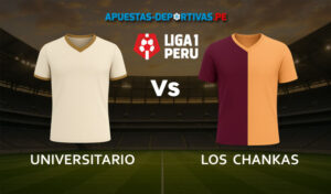 Universitario vs Los Chankas pronóstico con análisis del partido y cuotas