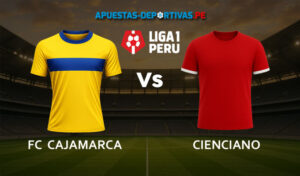 FC Cajamarca vs Cienciano pronóstico con análisis del partido y cuotas